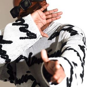 Balenciaga Logo Jacquard Sweater